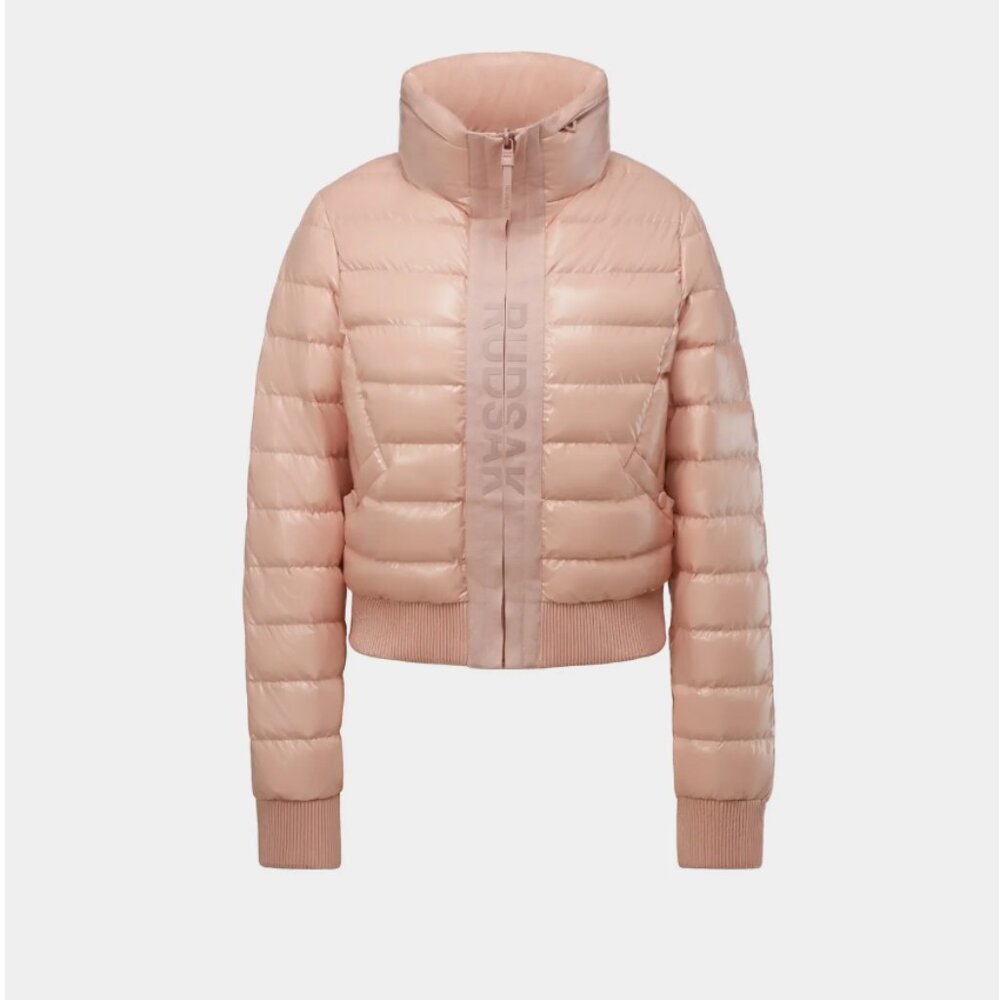 RUDSAK glossy pink puffer